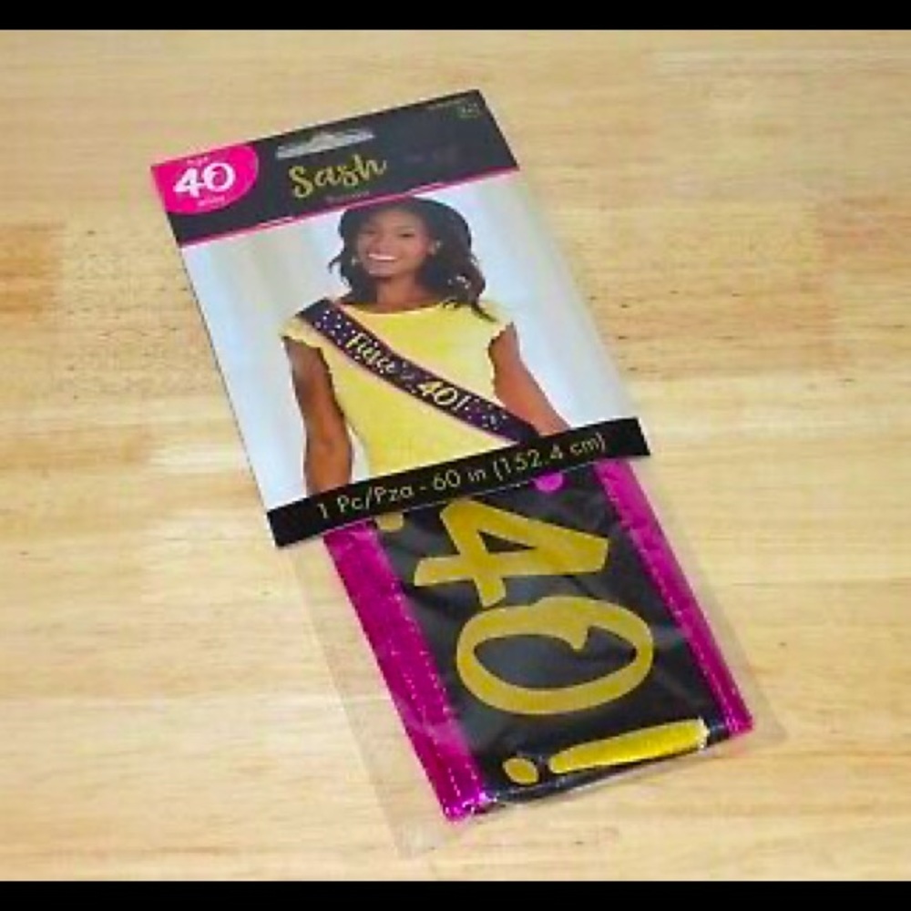 NEW! Fierce 40! Sash